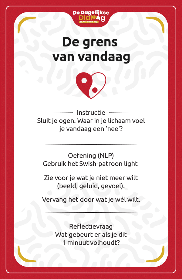 NLP kaartenset, de dagelijkse dialoog